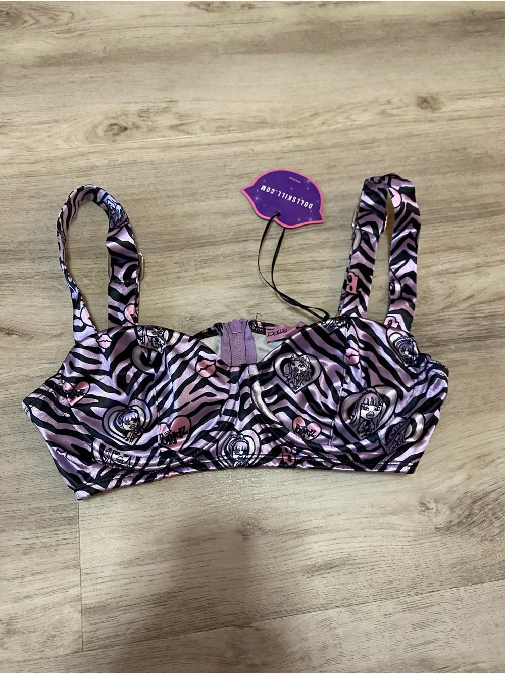 Dolls Kill x Bratz Wild at Heart Bustier Top- NWT